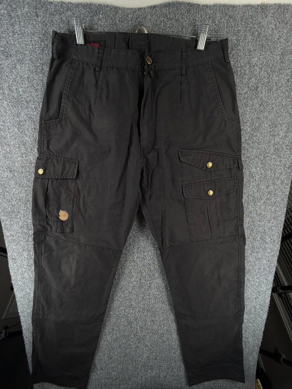 Fjallraven 31002 Size 50 Cargo Pants Cotton Polyester Straight Leg ACTL 33x33